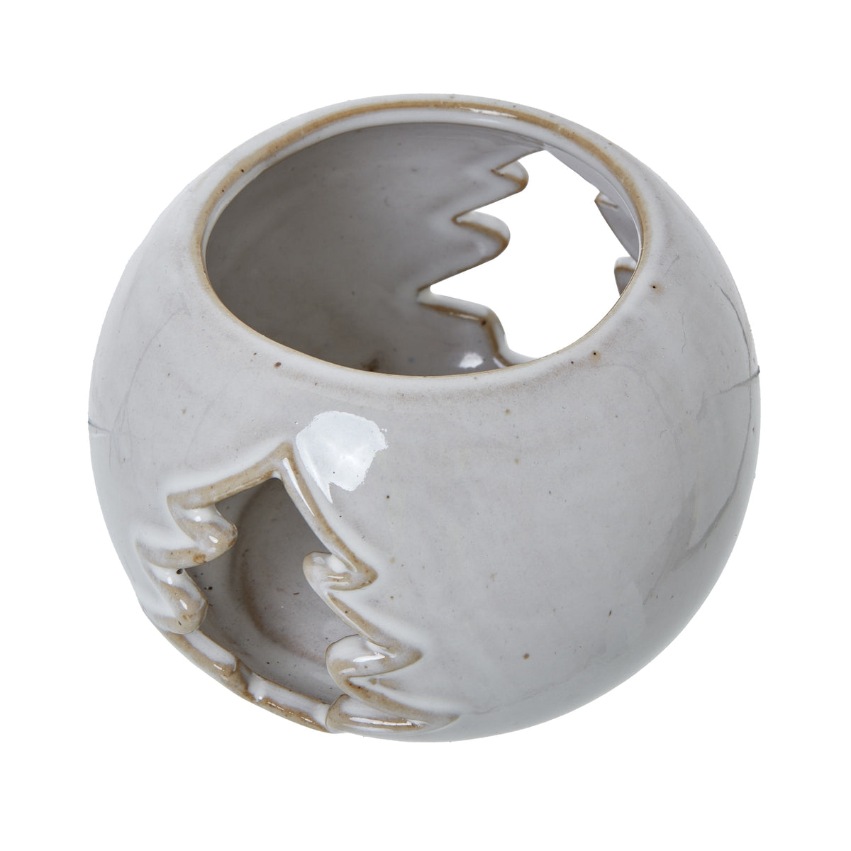 Winter Tree Ceramic Tealight Holder