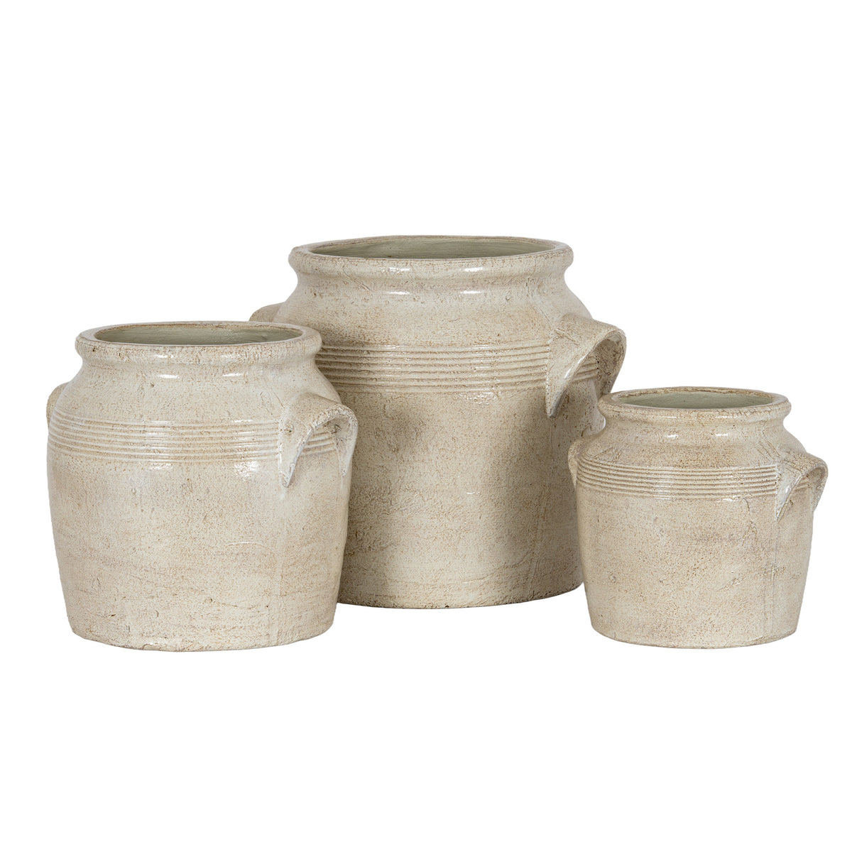 Cotswold Off-White Textured Pot