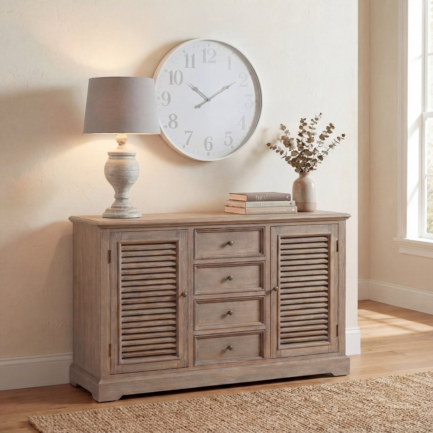Ravello Washed Wood Table Lamp