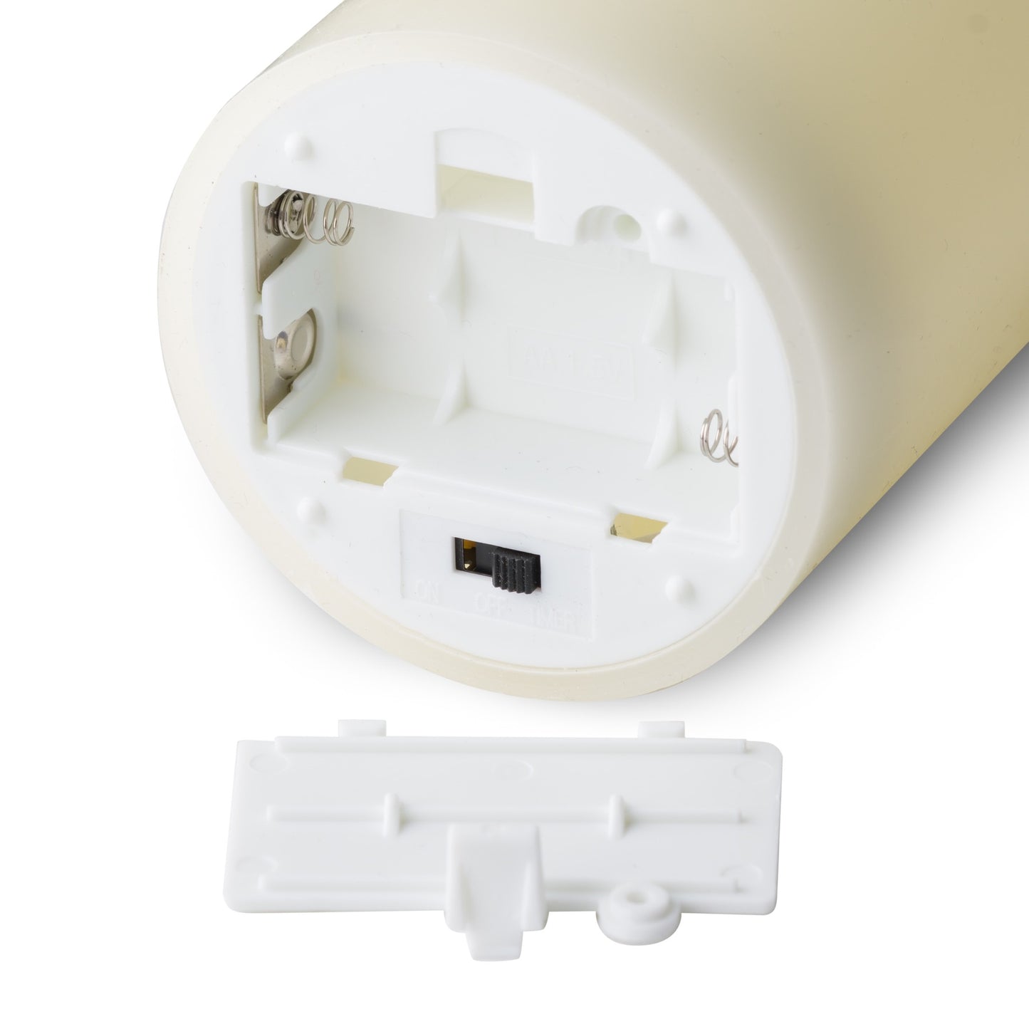 Luxe Collection Natural Glow 3 x 8 LED Cream Wax Candle