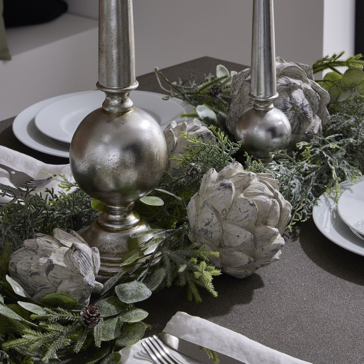 Distressed Artichoke Ornament