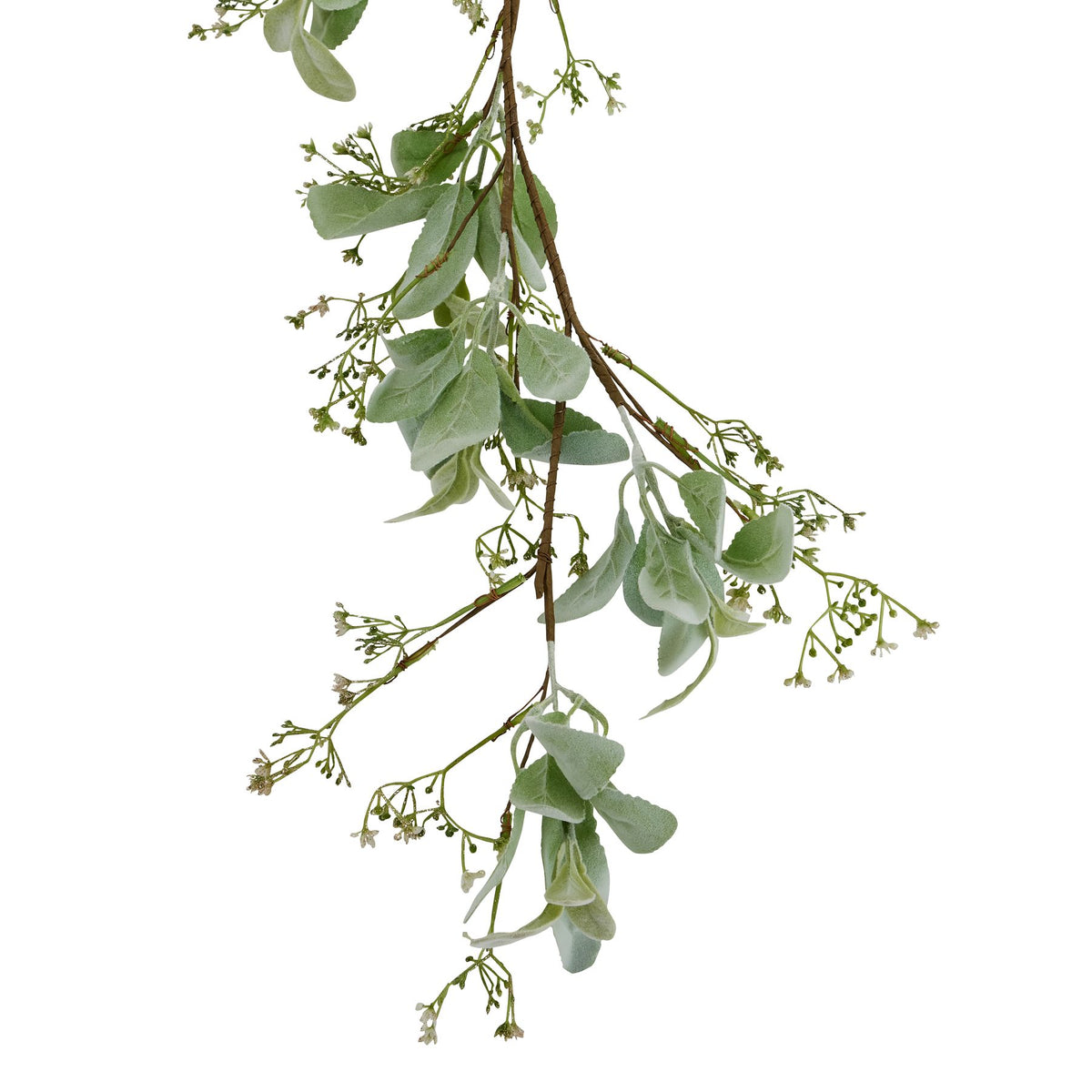 Winter Garland with Lamb’s Ear & Wax Flower – 153cm
