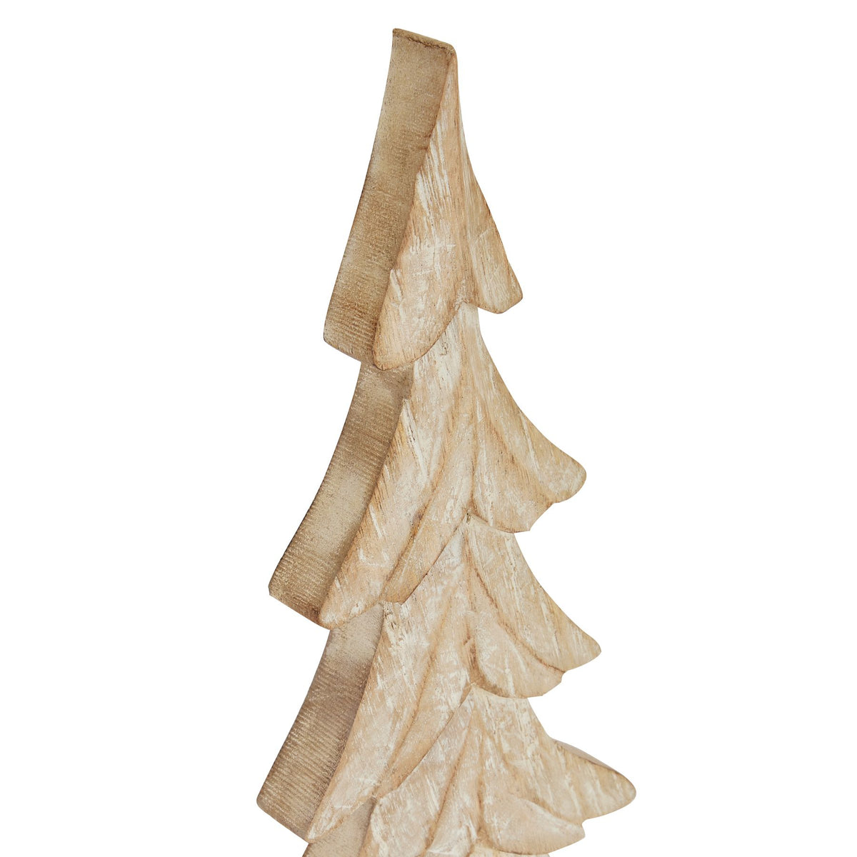 Carved Wooden Christmas Tree