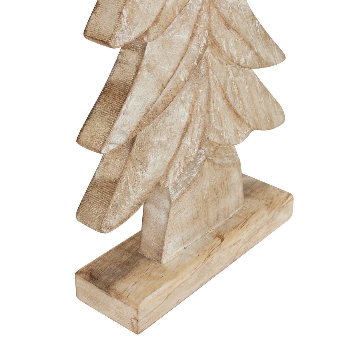 Carved Wooden Christmas Tree
