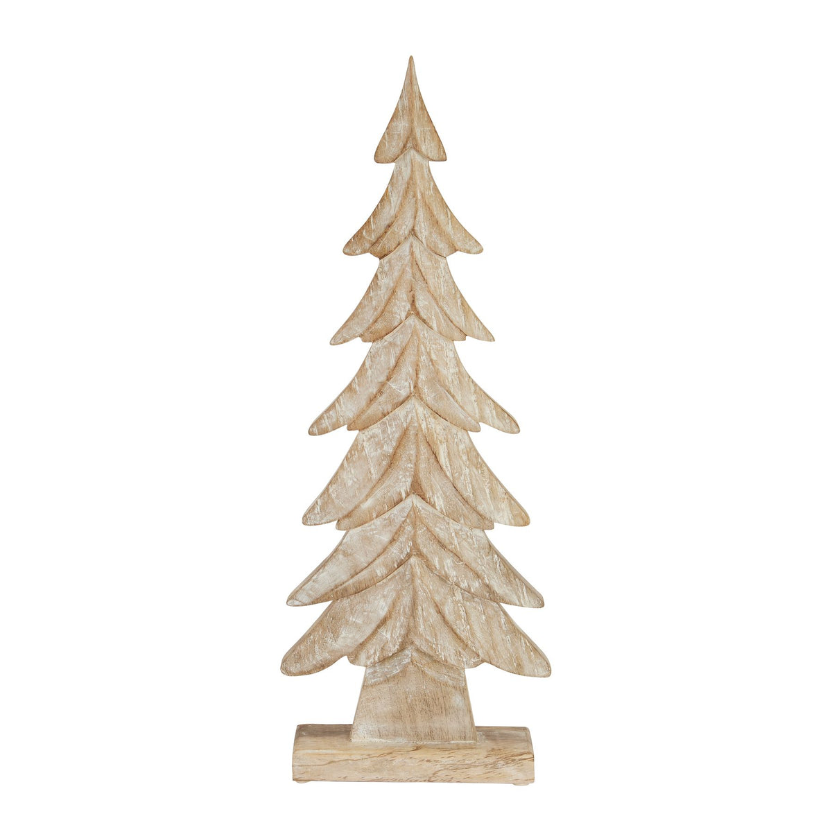 Carved Wooden Christmas Tree
