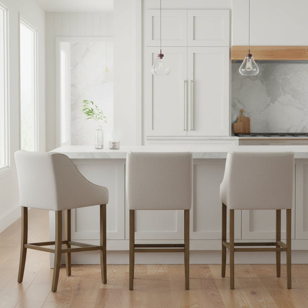 Epsom Grey Bar Stool
