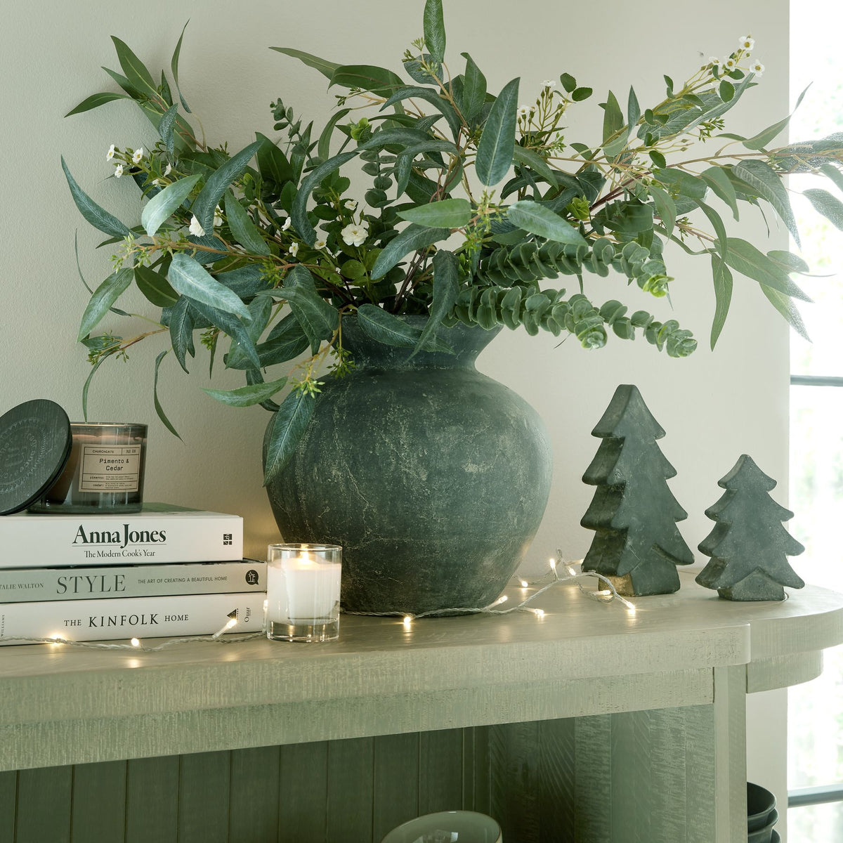 Alden Aged Stone Vase