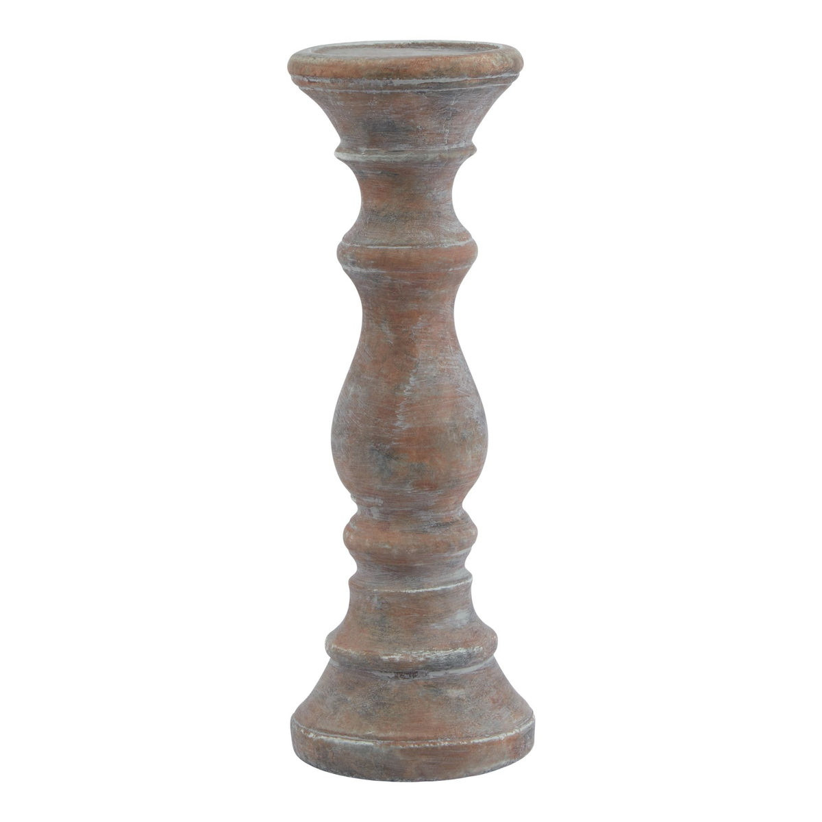 Brown Column Candle Holder – Tall