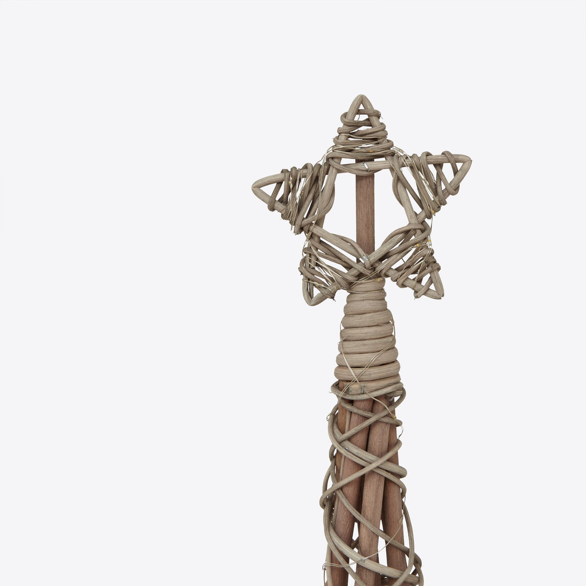 Natural LED Wicker Christmas Tree - Small