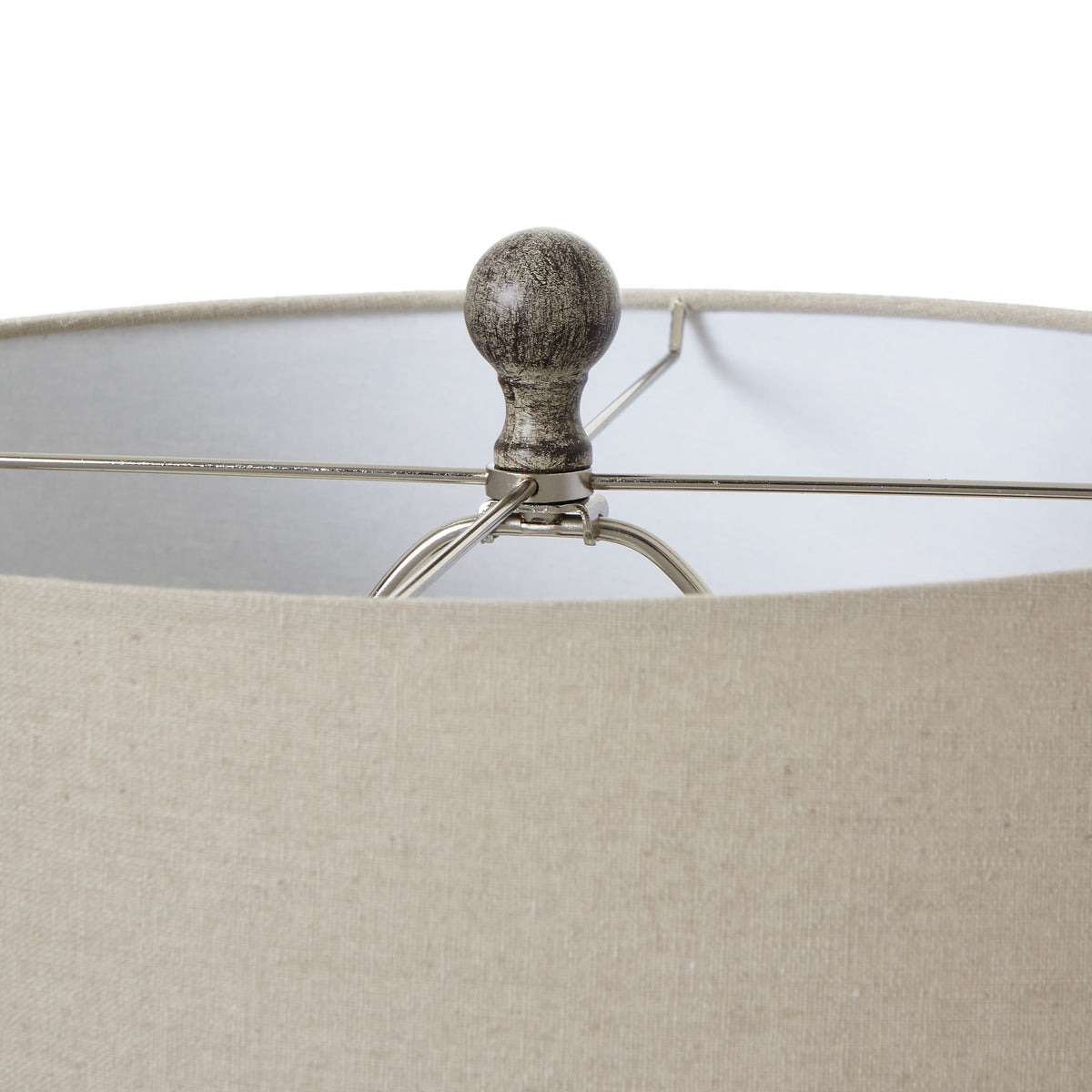 Orlena Textured Table Lamp with Linen Shade