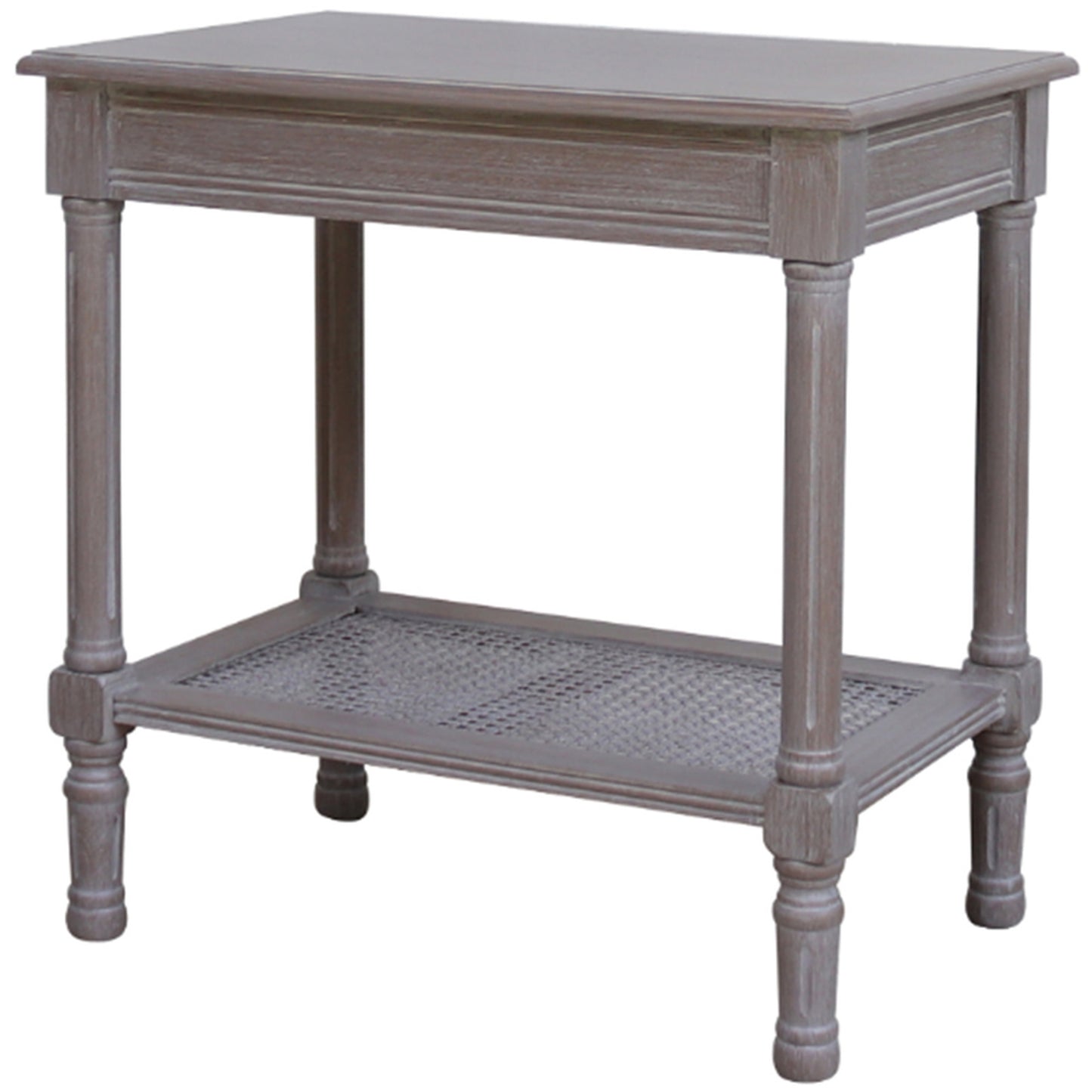 The Serene Collection Rattan Side Table