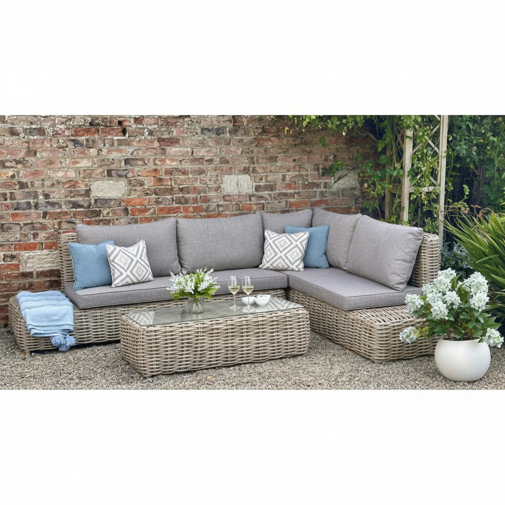 Amalfi Collection Outdoor Large Corner Set
