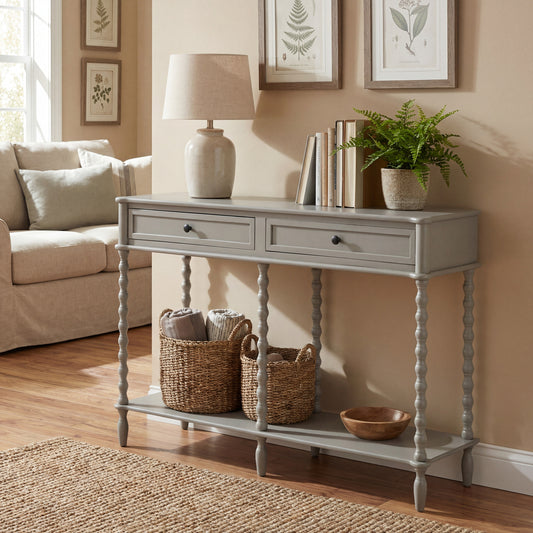 Camden Large Two Drawer Console Table
