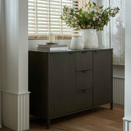 Sloane Fluted Storage Cabinet