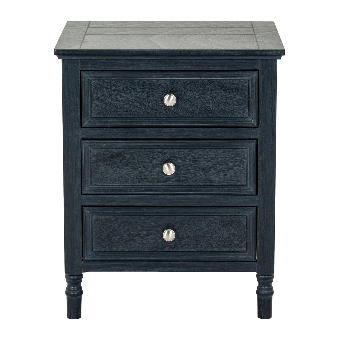 Ashbourne Three Drawer Bedside Table