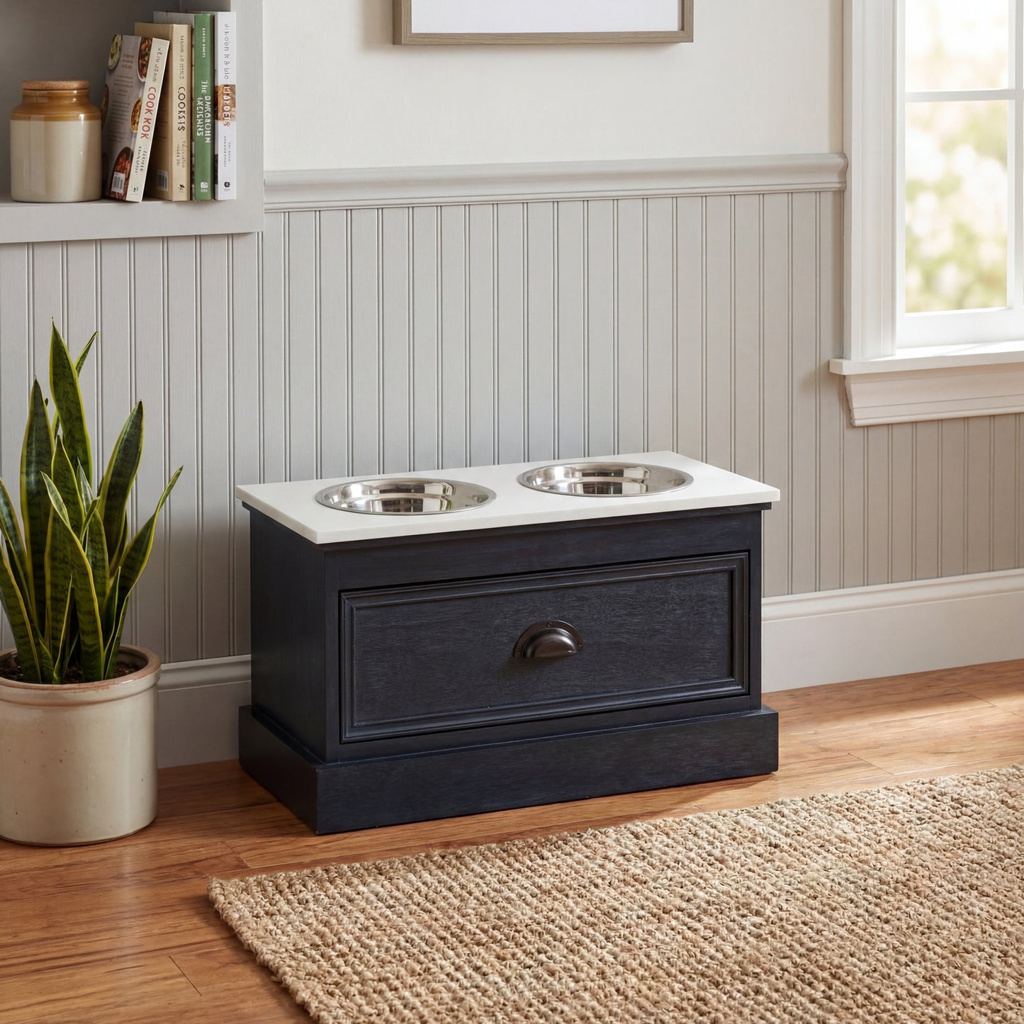 Contour Collection Pet Feeder Table