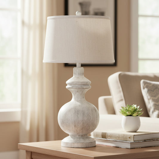 Amorie Table Lamp With Linen Shade