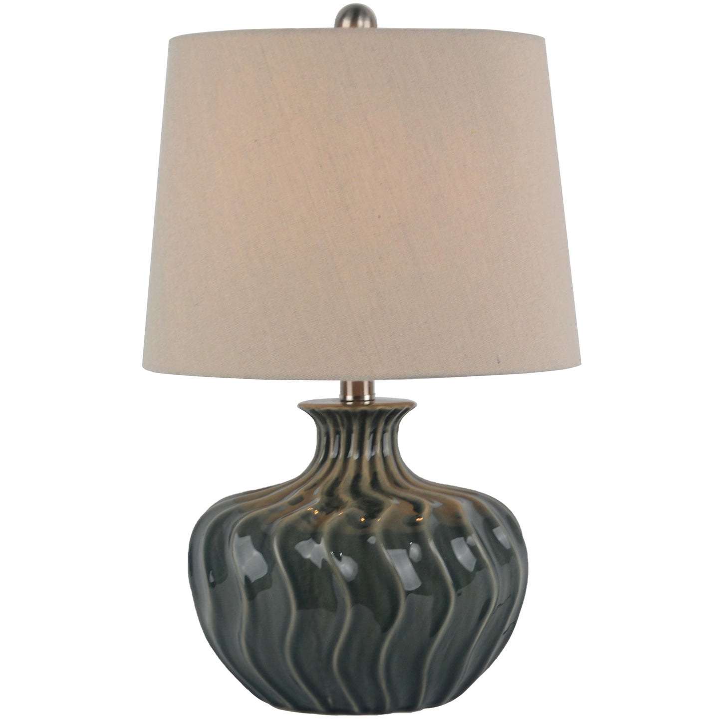 Venice Ripple Ceramic Table Lamp