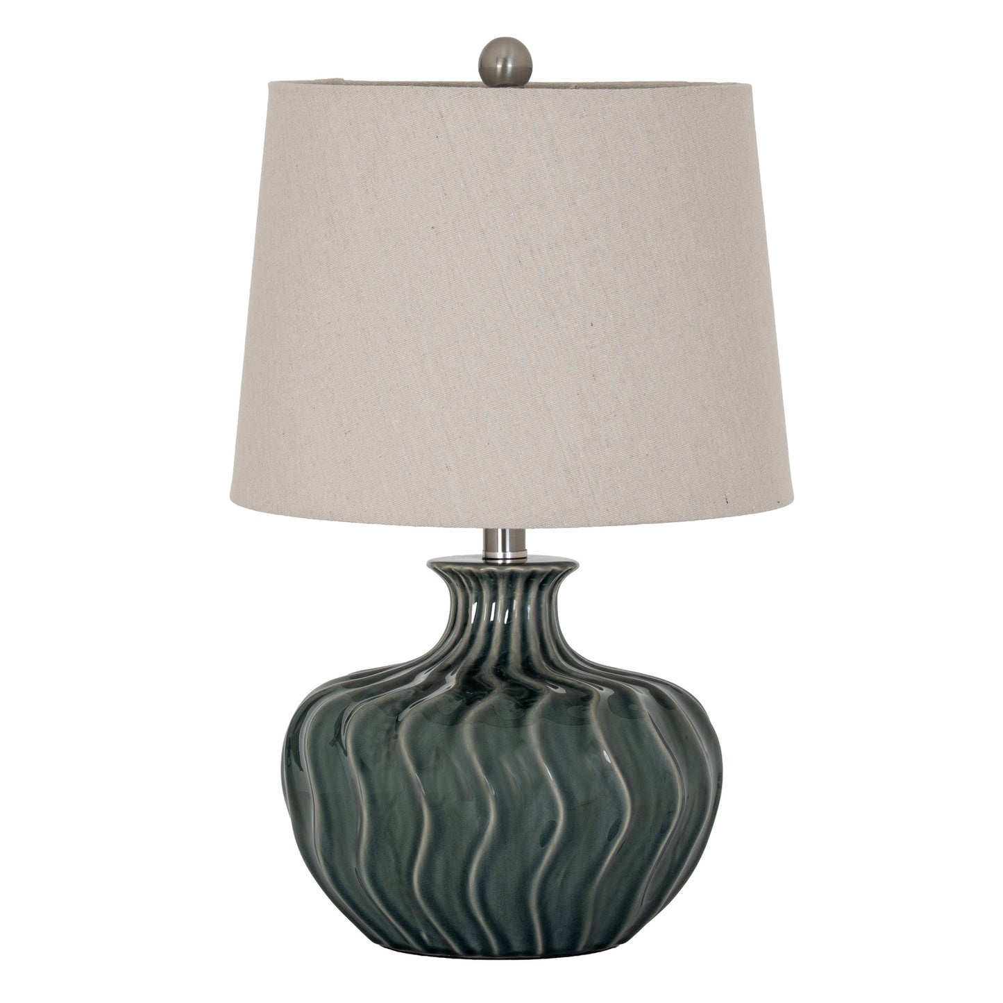 Venice Ripple Ceramic Table Lamp