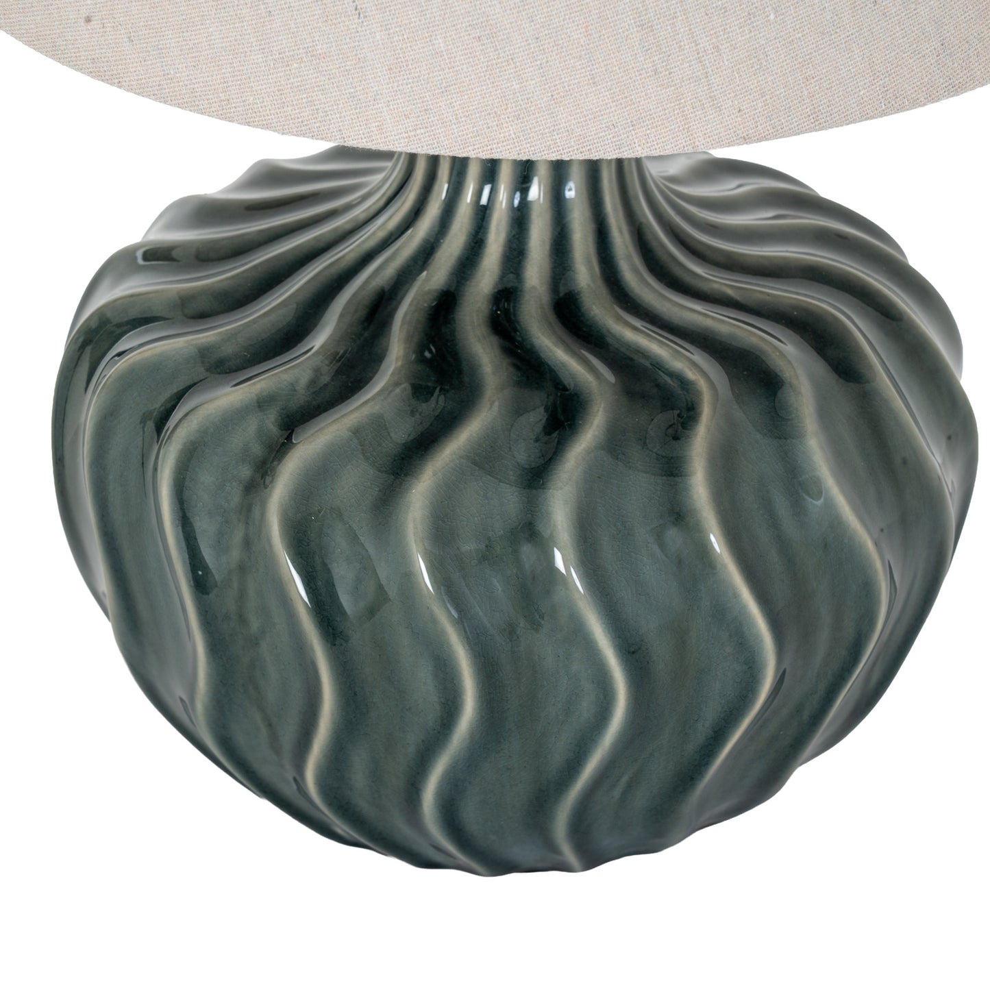 Venice Ripple Ceramic Table Lamp