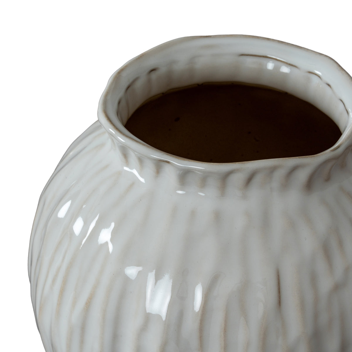 Numa Round Ceramic Vase