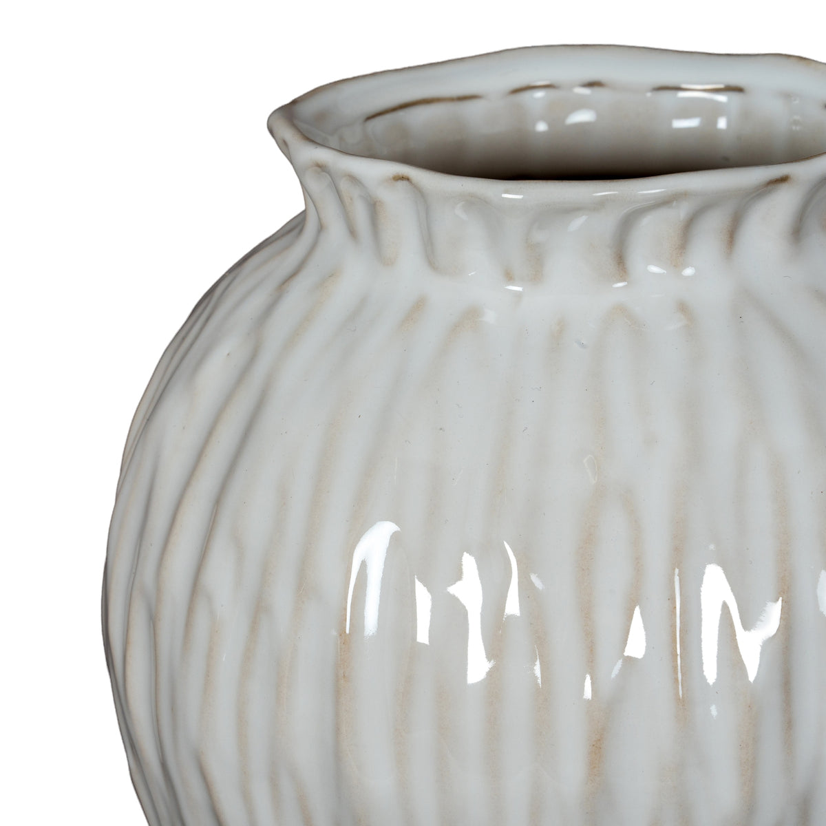 Numa Round Ceramic Vase