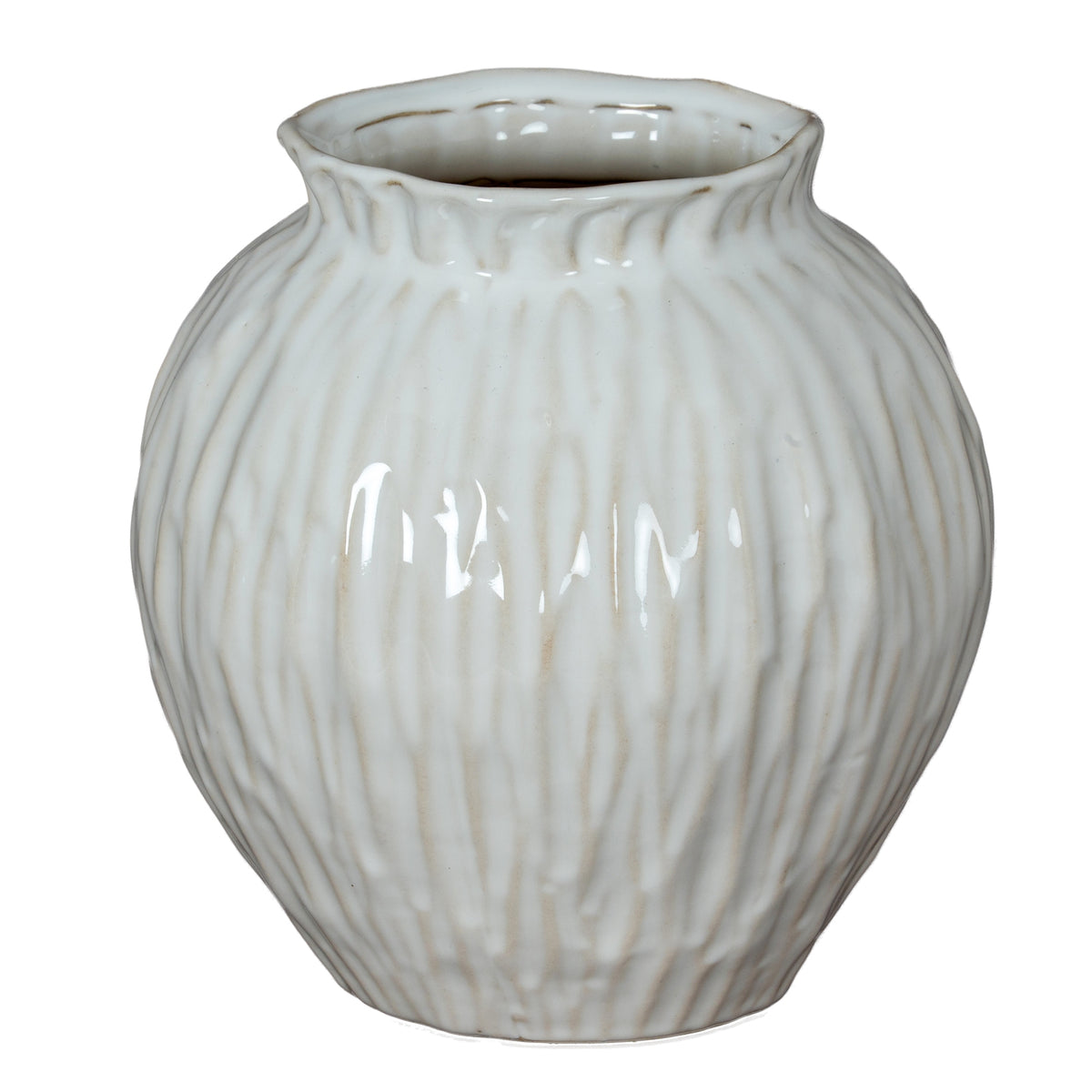 Numa Round Ceramic Vase