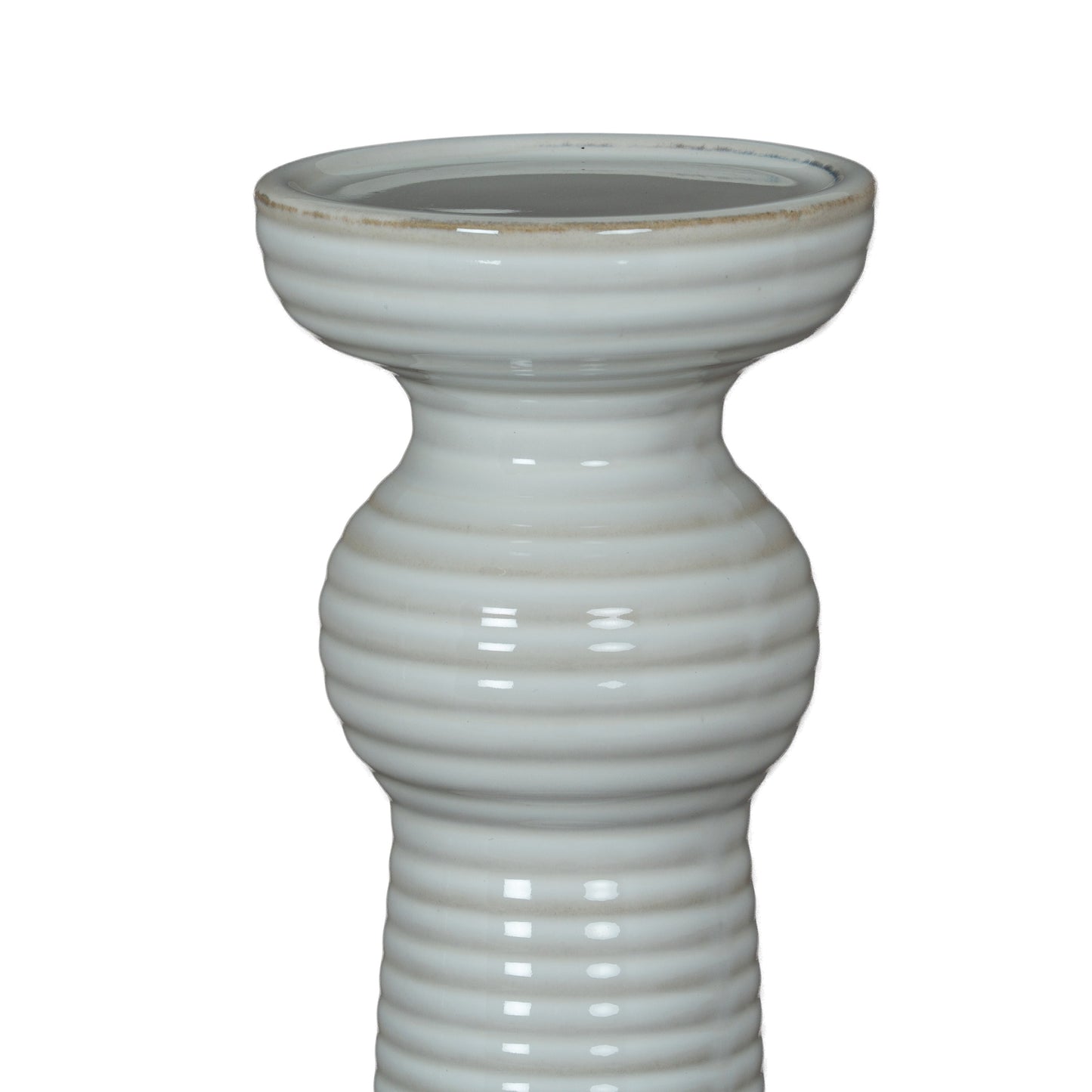Elara Ceramic Pillar Candle Holder