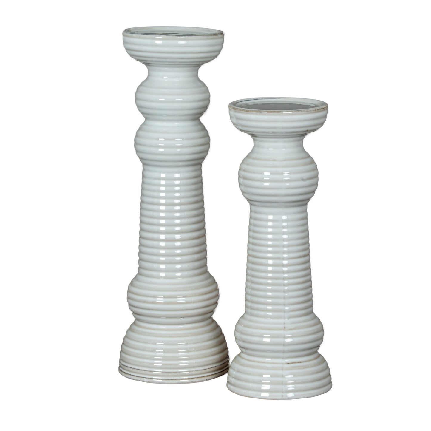 Elara Ceramic Pillar Candle Holder