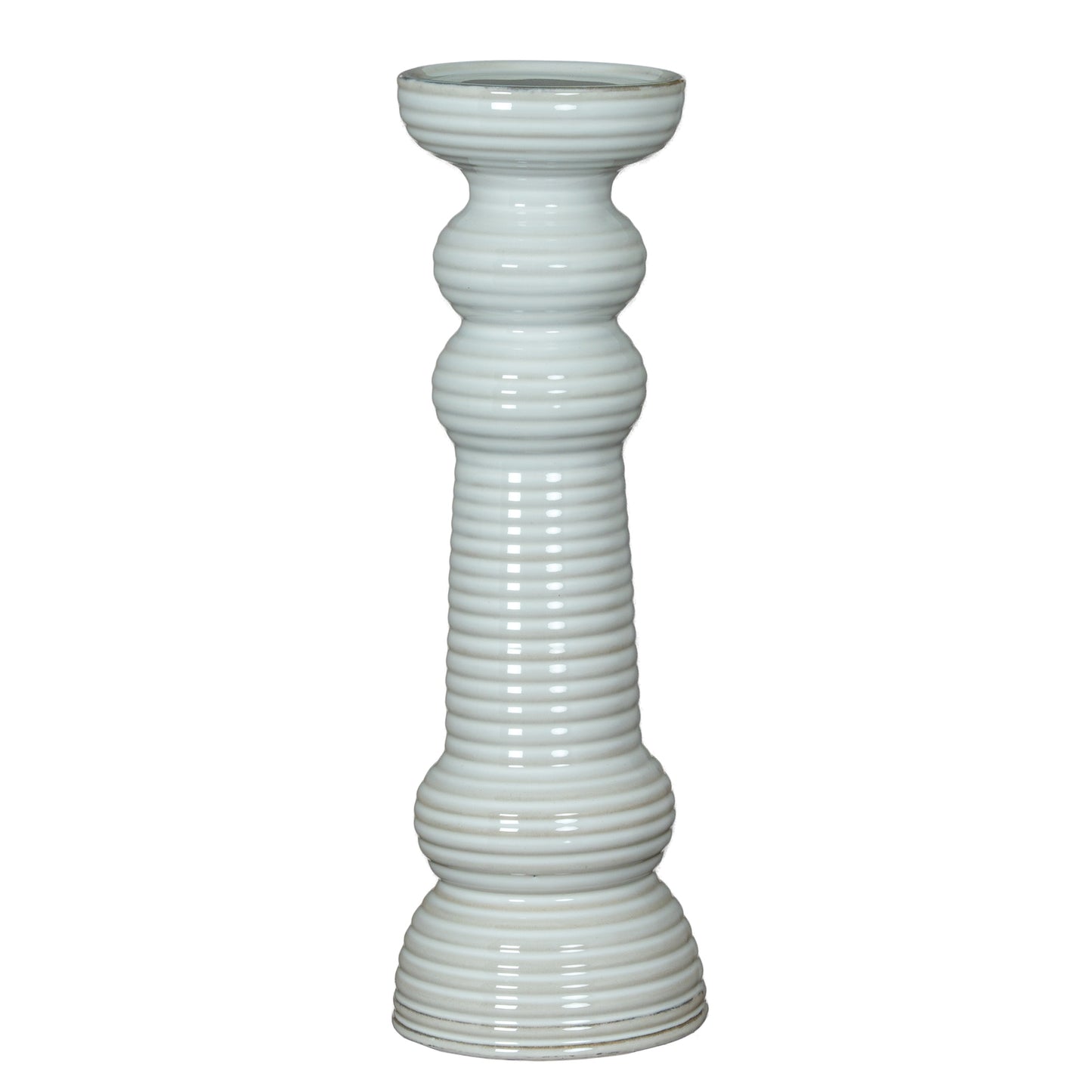 Elara Ceramic Pillar Candle Holder