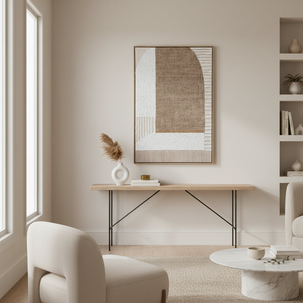 Petra Hand Painted Canvas In Frame