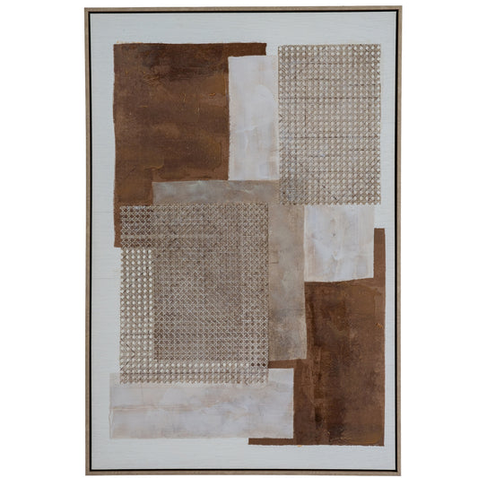 Sedora Hand Painted Canvas In Frame