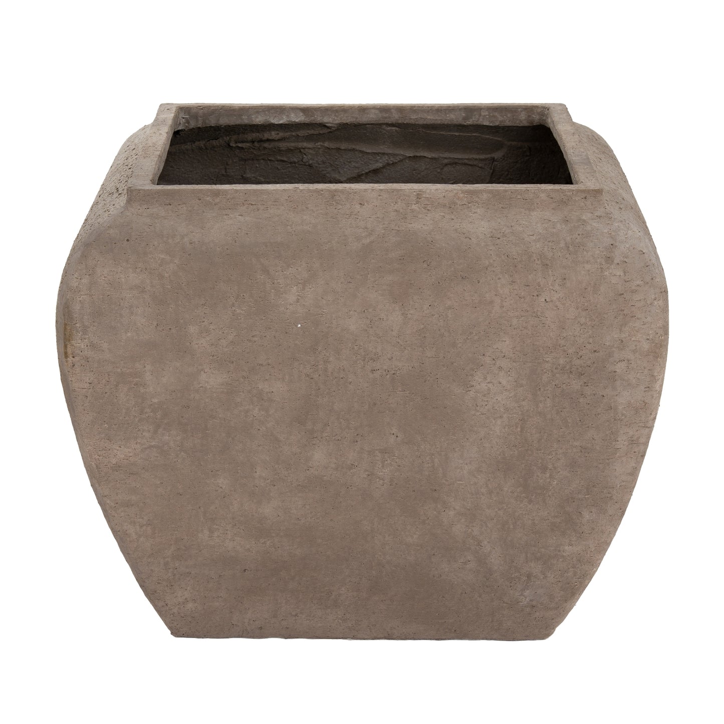 Umber Square Drum Set Of 2 Planters