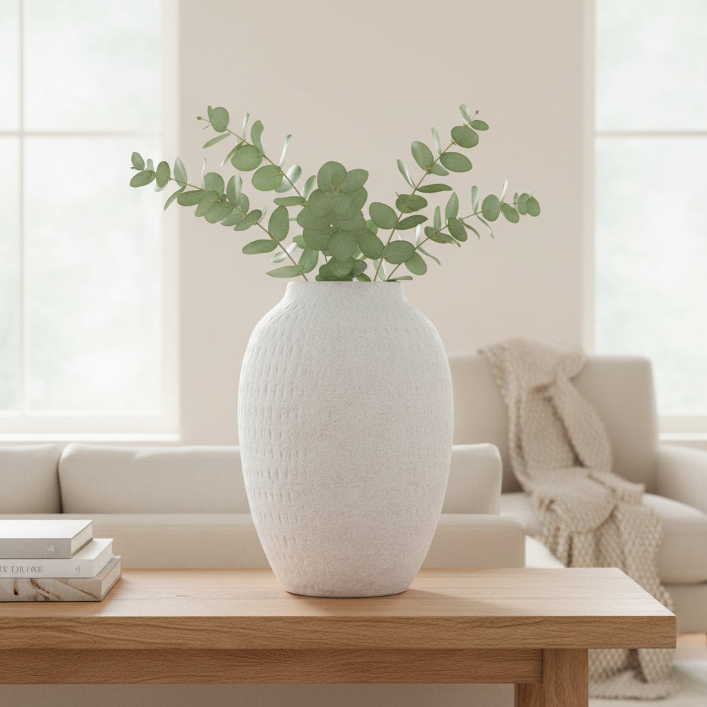Ashen Large Tall Vase
