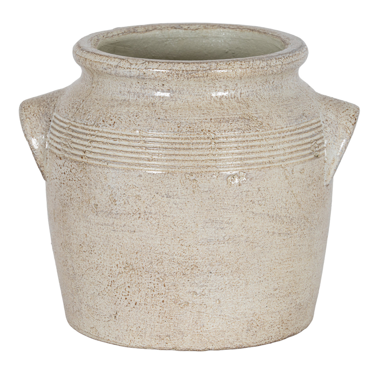 Cotswold Off-White Textured Pot