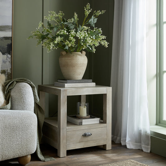 Oakmere One Drawer Side Table