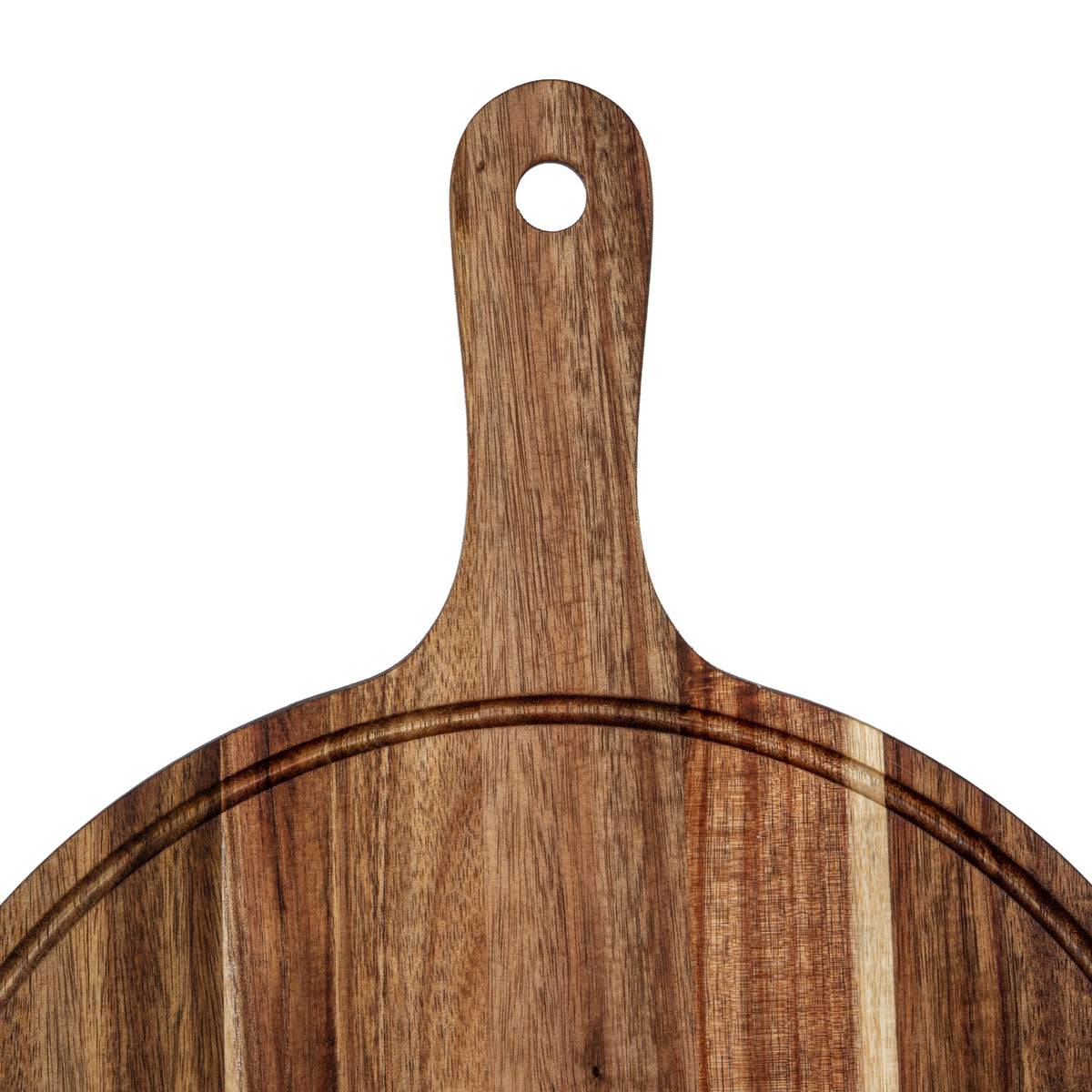 Round Acacia Wood Serving Board