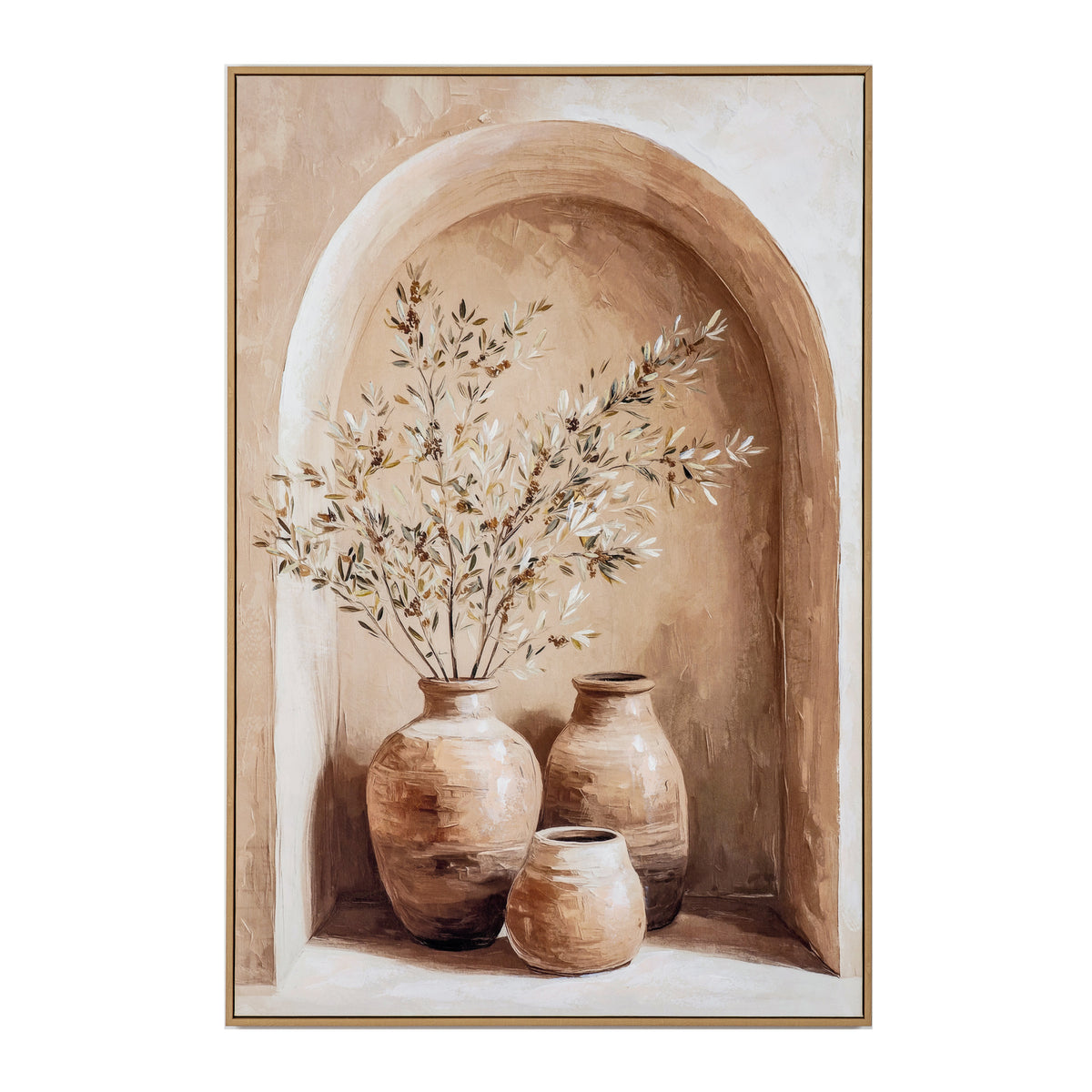 Siena Mediterranean Framed Canvas Wall Art