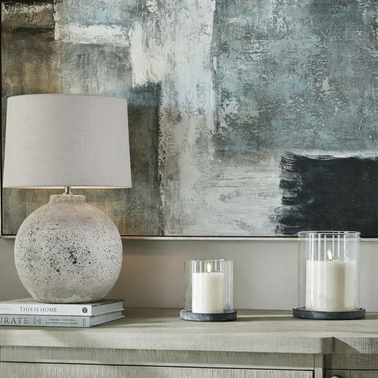 Tiber Large Stone Ceramic Lamp