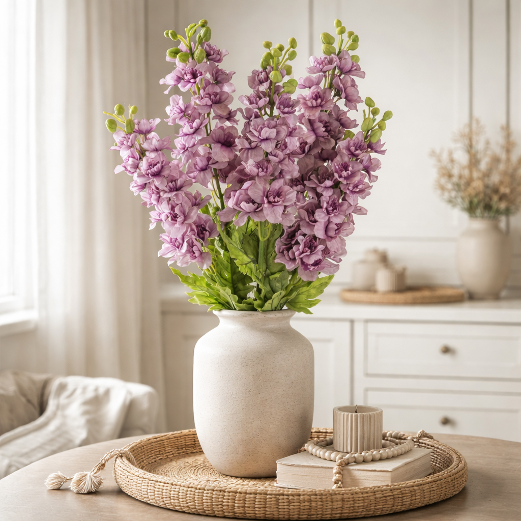 Purple Elatum Delphinium stem