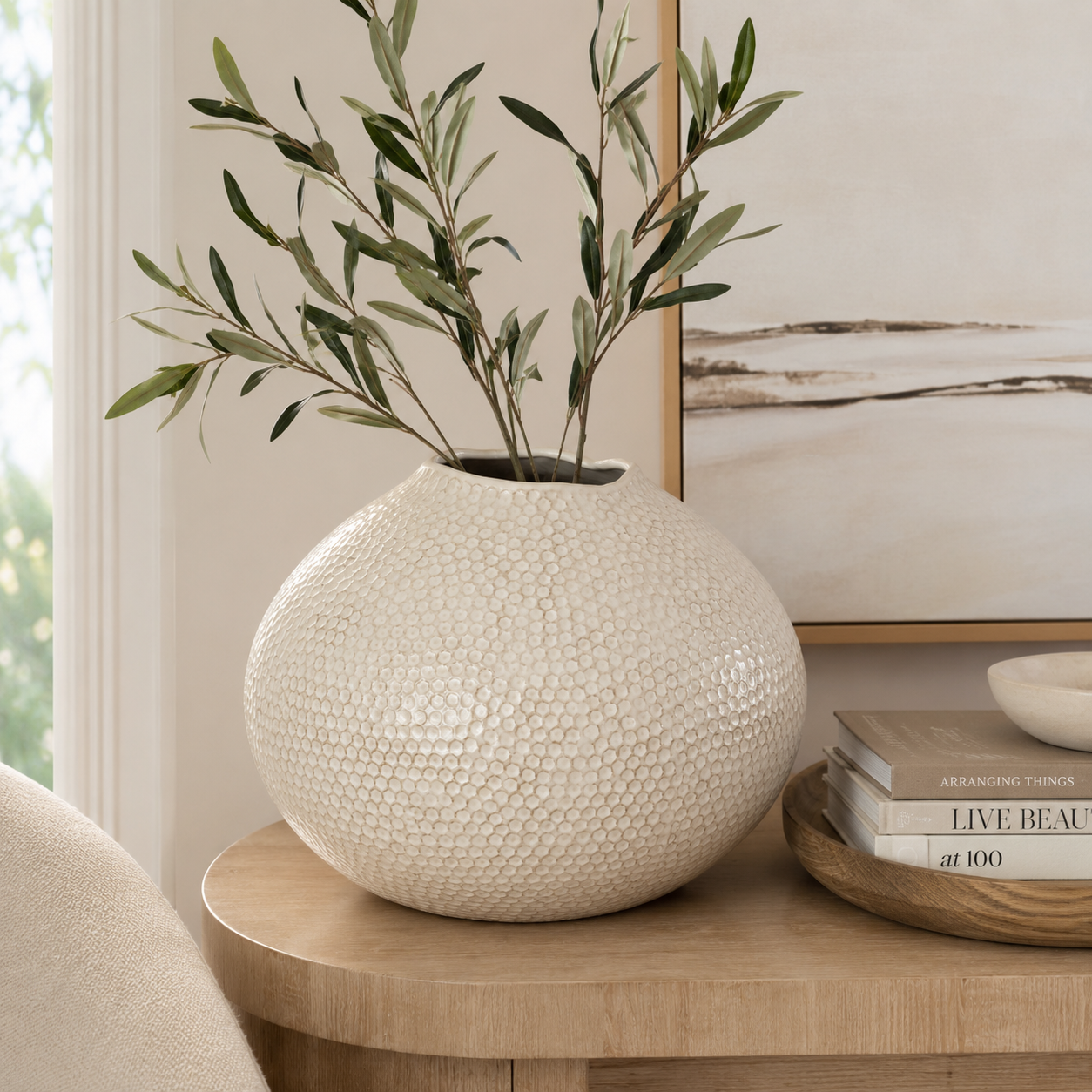 Sorella Textured Cauldron Vase