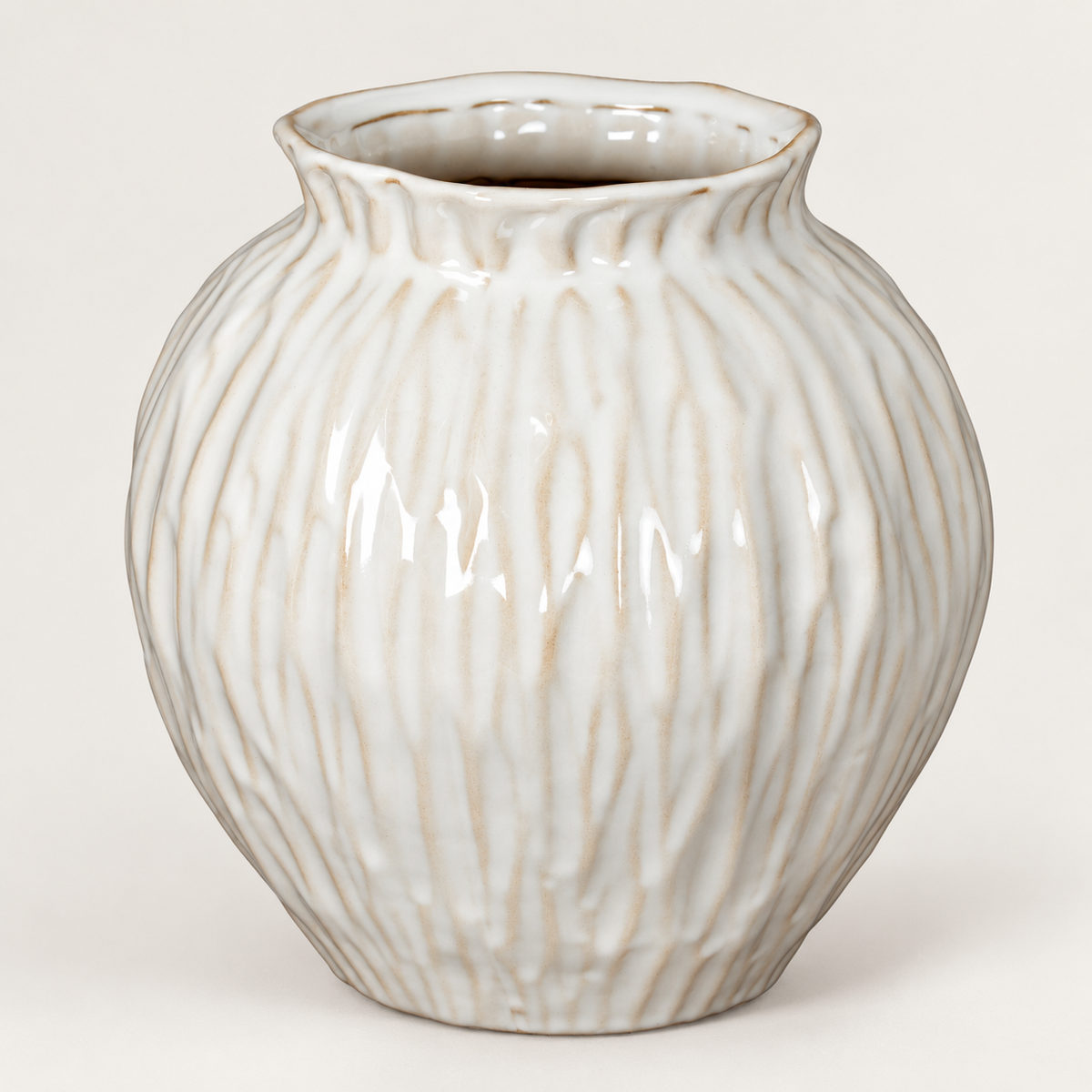 Numa Round Ceramic Vase