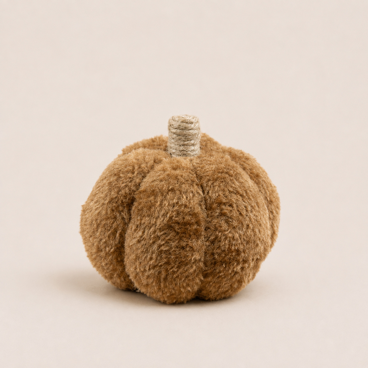Brown Textured Pumpkin Decoration