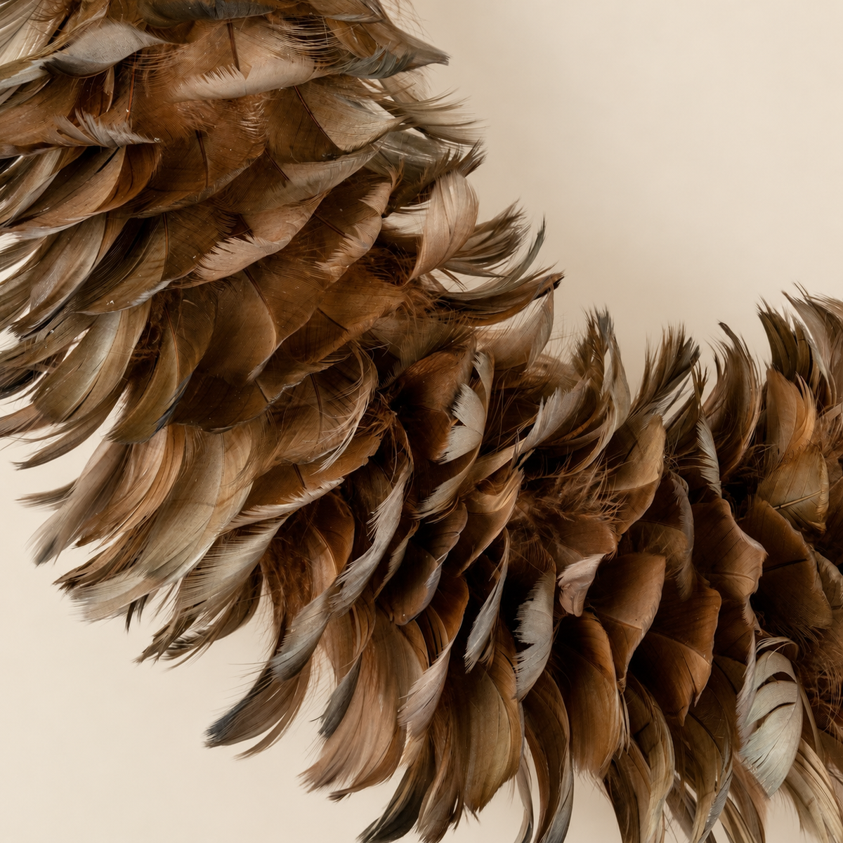 Fawn Feather Wreath