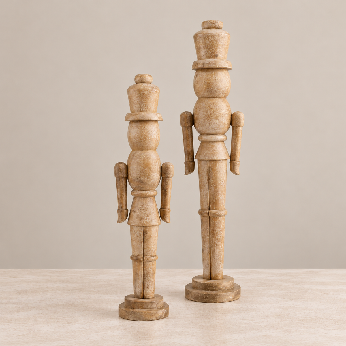 Natural Wooden Nutcracker Decoration