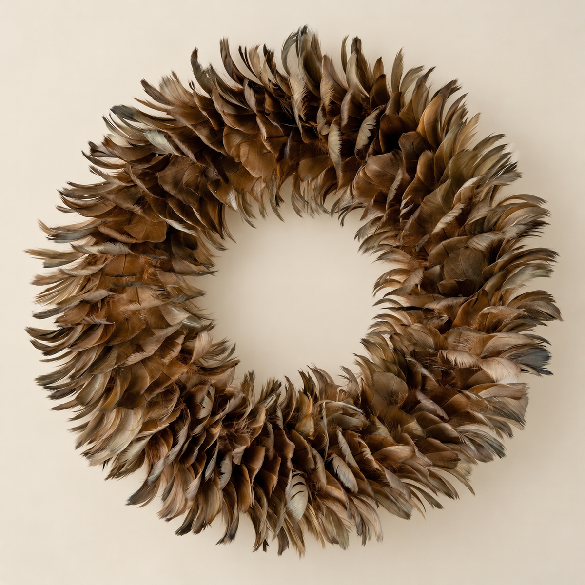 Fawn Feather Wreath