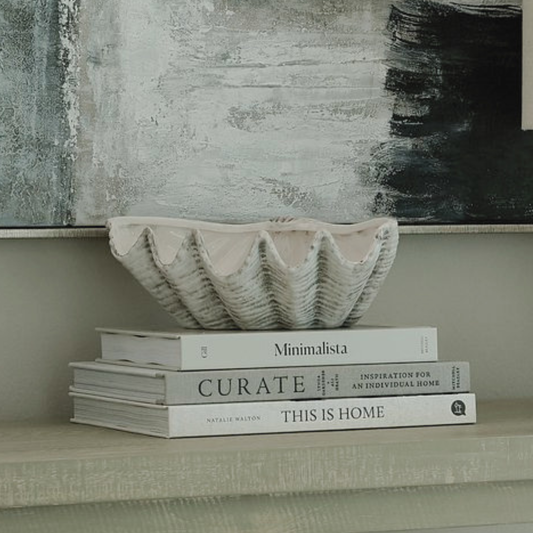 Siren Medium Ceramic Shell Bowl