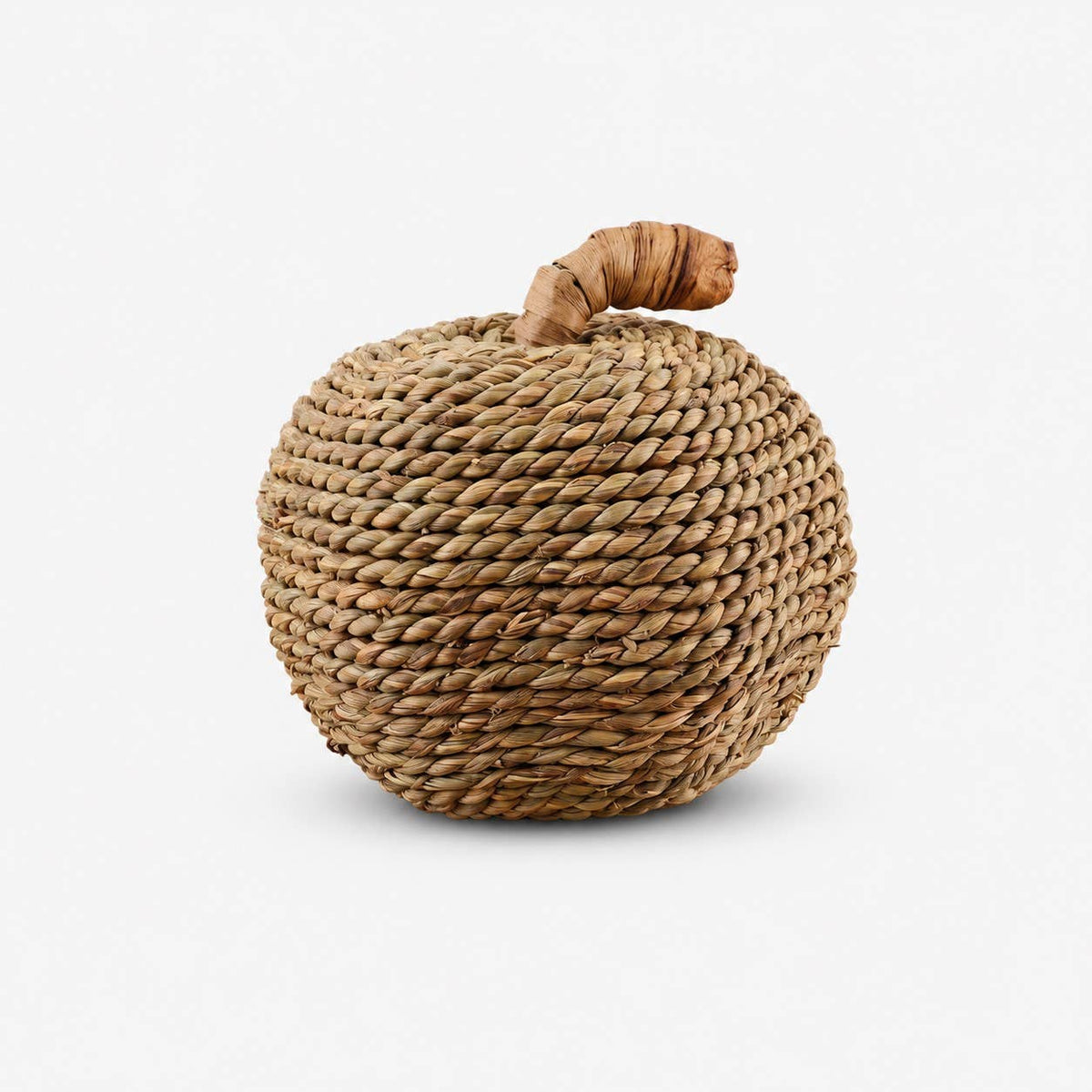 Natural Straw & Rope Pumpkin